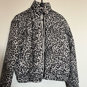 Cheetah puffer jacket